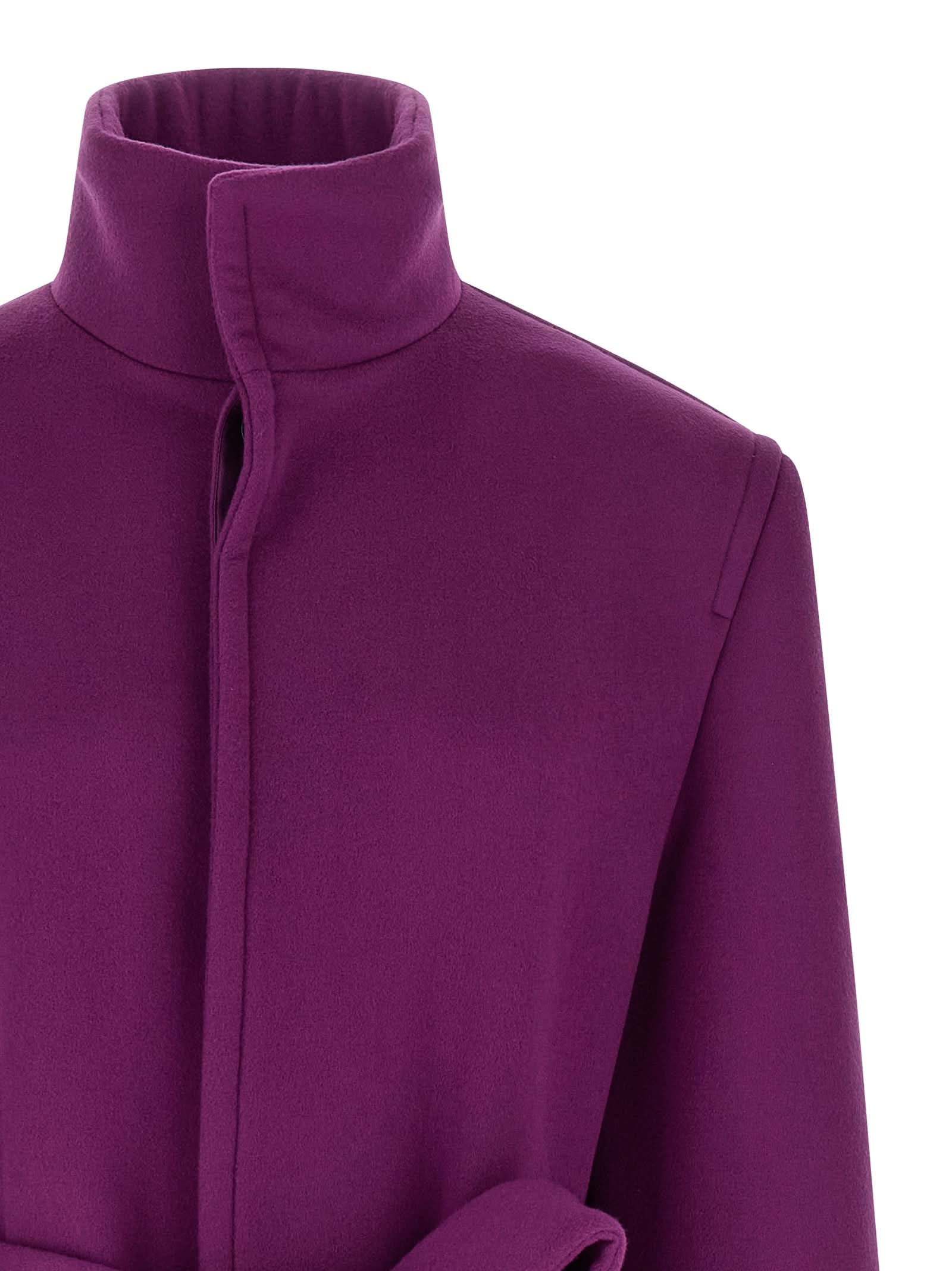 Saint Laurent Wool Double Face Coat Glam Steals