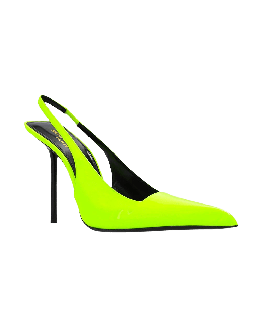 Saint Laurent Yellow Patent Calfskin High Heels Glam Steals