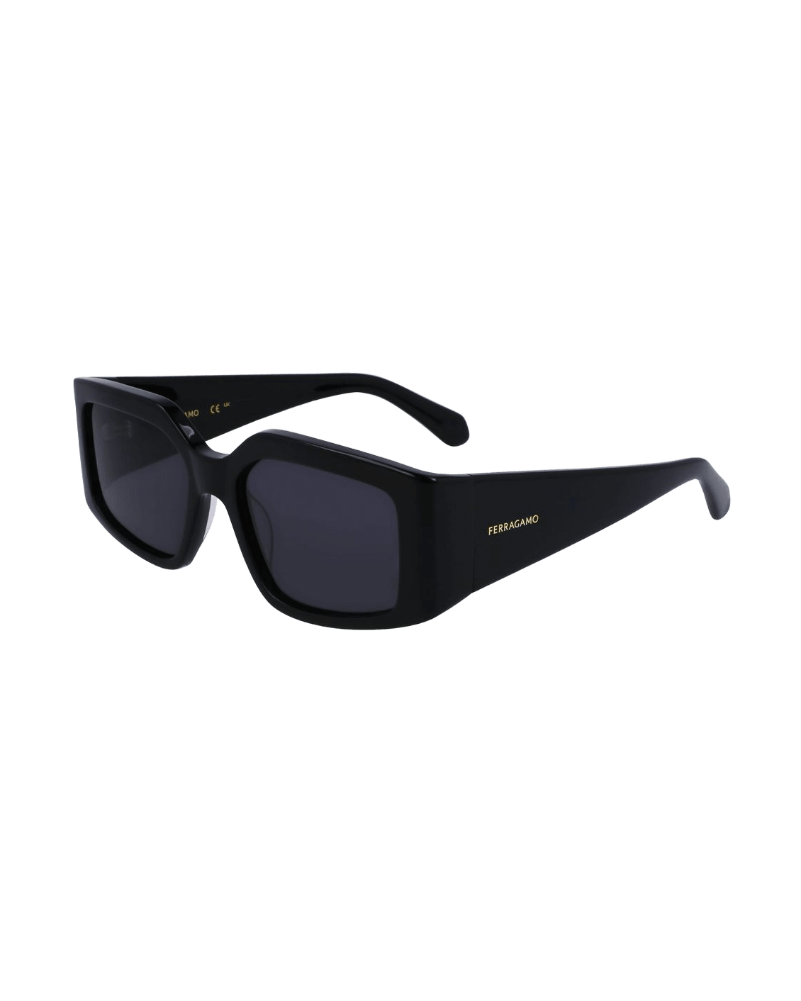 Salvatore Ferragamo Black Acetate Sunglasses Glam Steals