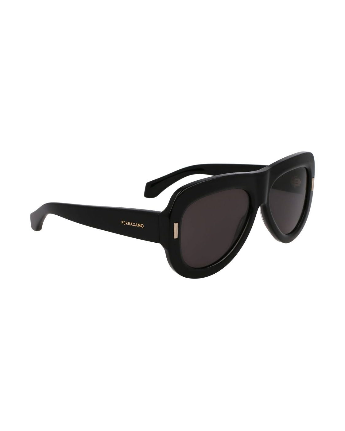 Salvatore Ferragamo Black Acetate Sunglasses Glam Steals