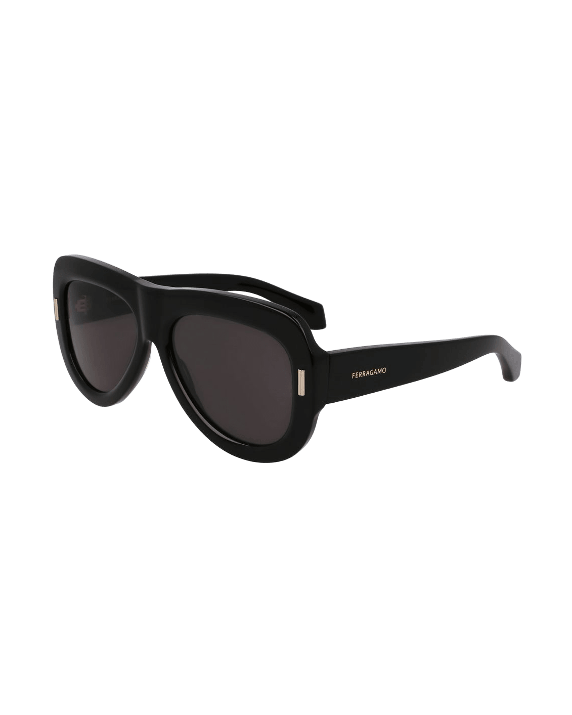 Salvatore Ferragamo Black Acetate Sunglasses Glam Steals