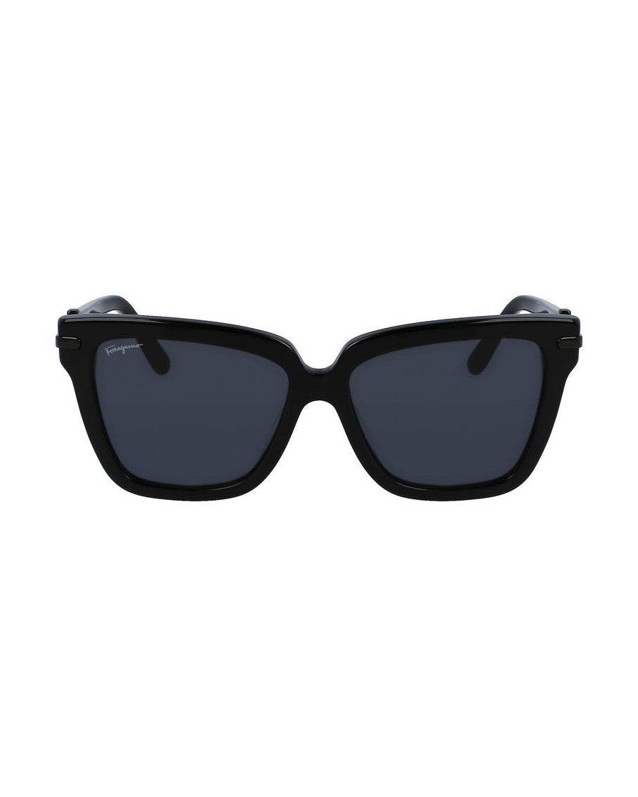 Salvatore Ferragamo Black Acetate Sunglasses Glam Steals