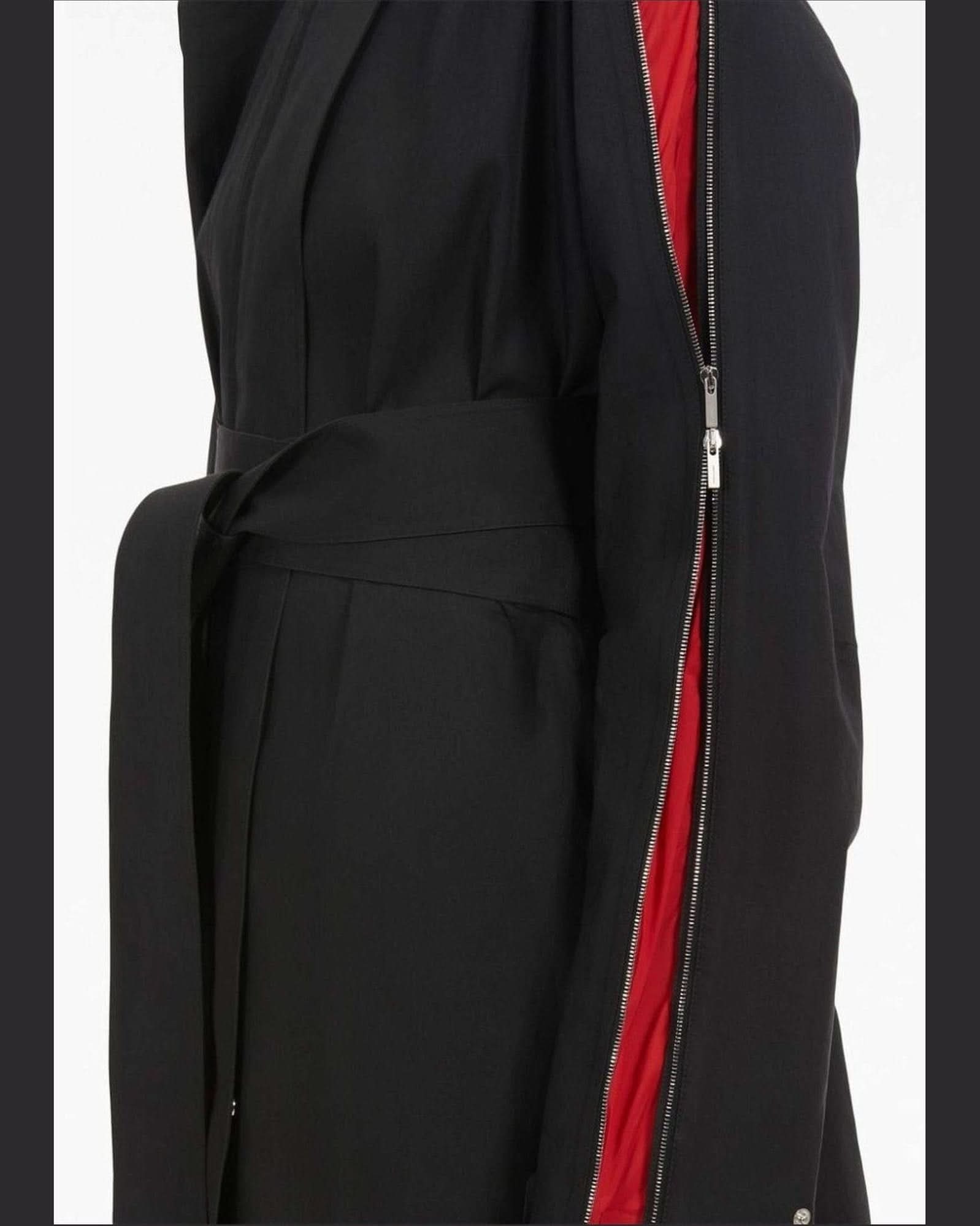 Salvatore Ferragamo Black Coat Trench Coats