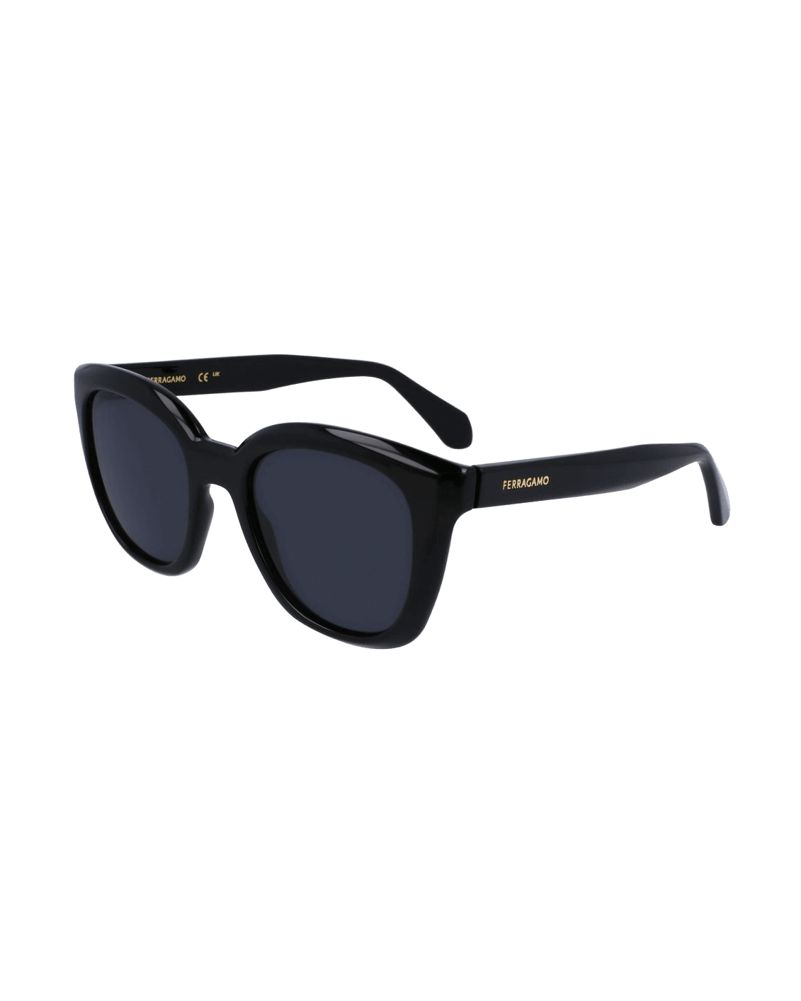 Salvatore Ferragamo Black Injected Sunglasses Glam Steals