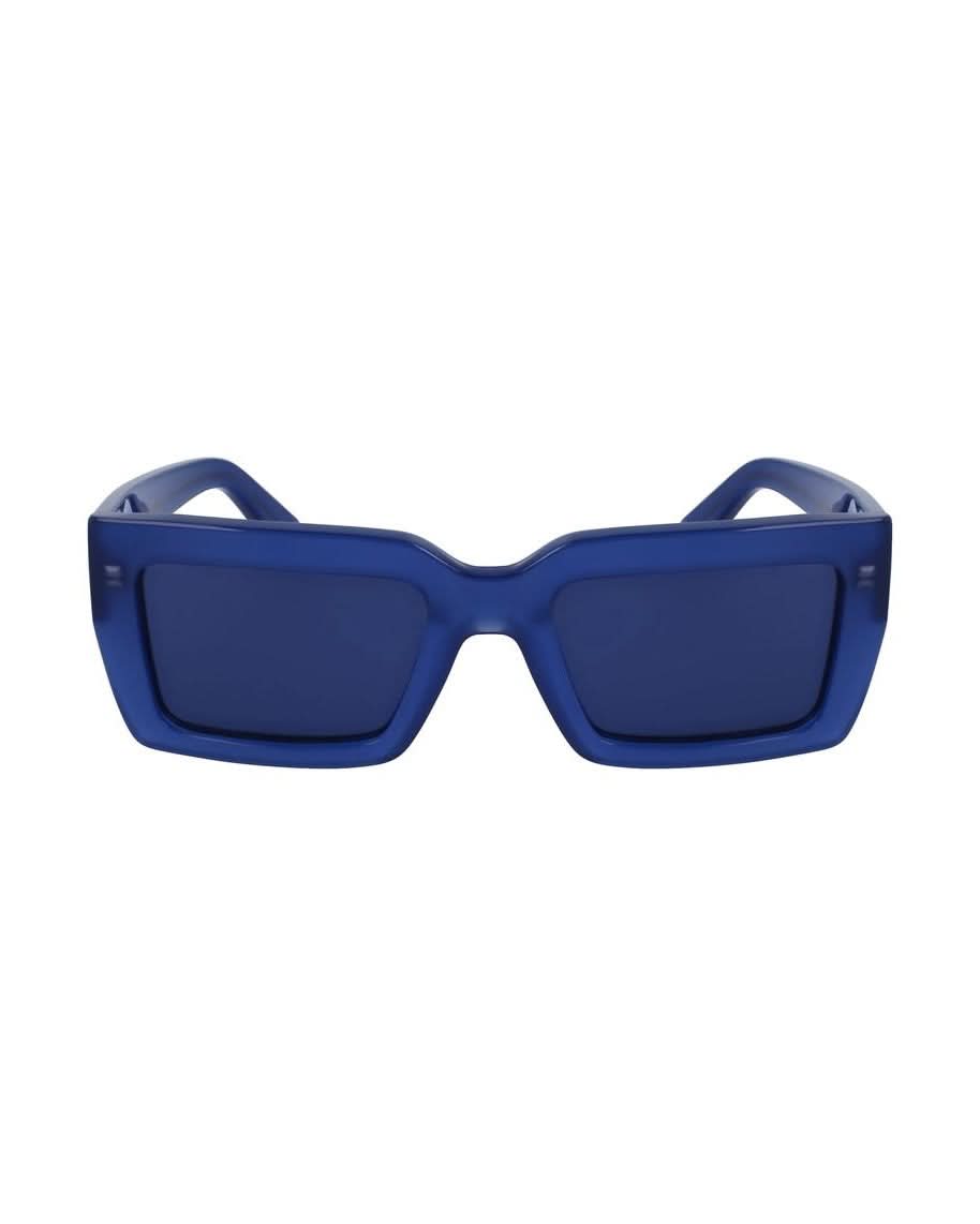 Salvatore Ferragamo Blue Acetate Sunglasses Sunglasses