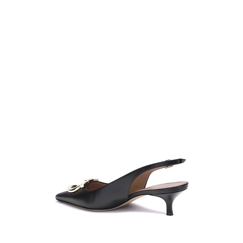 Salvatore Ferragamo Gancini Slingback Pumps Glam Steals