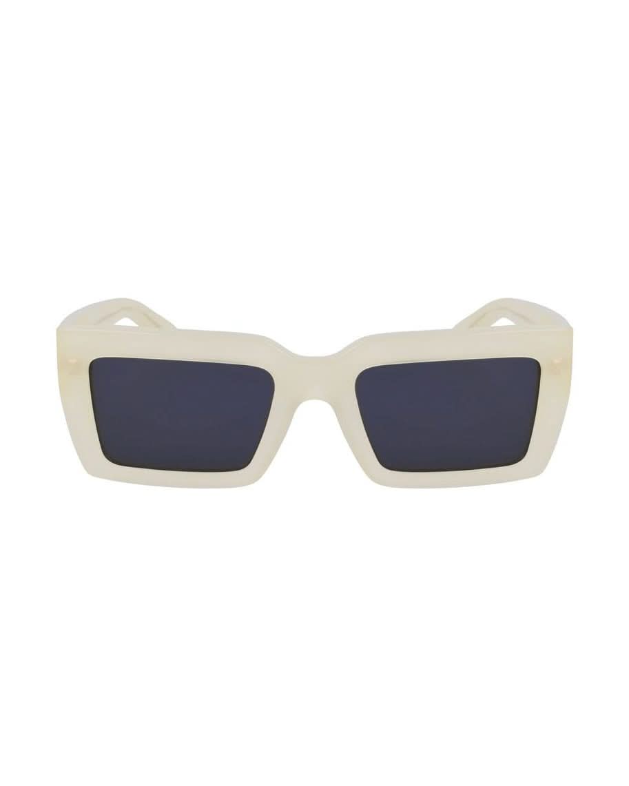 Salvatore Ferragamo Gray Acetate Sunglasses Sunglasses