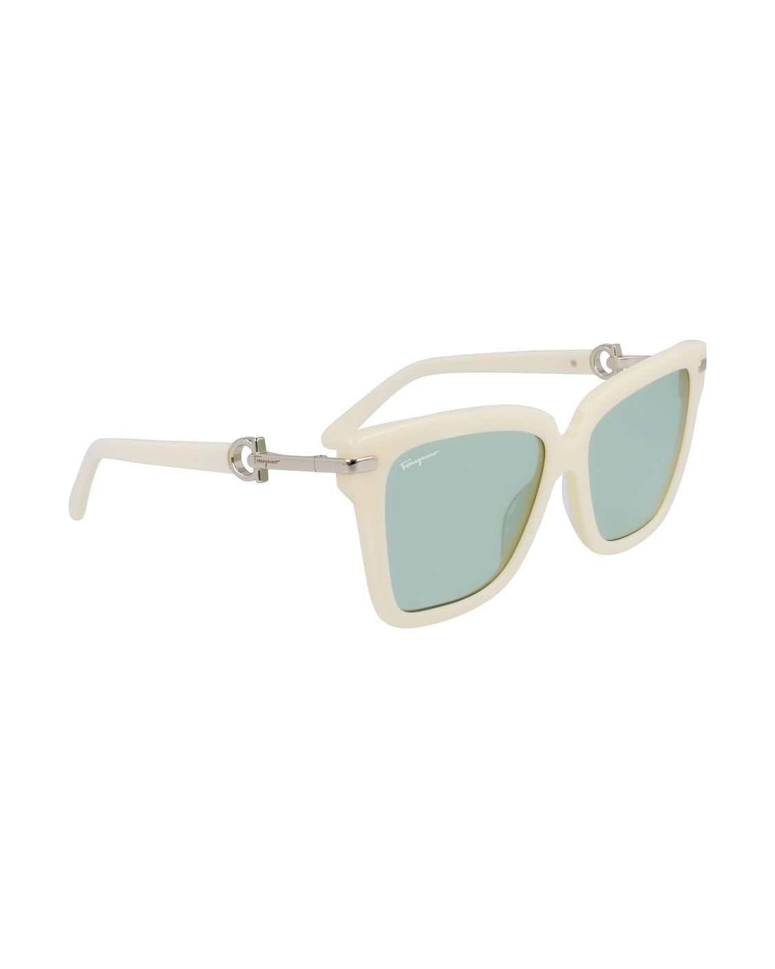 Salvatore Ferragamo Gray Acetate Sunglasses Glam Steals