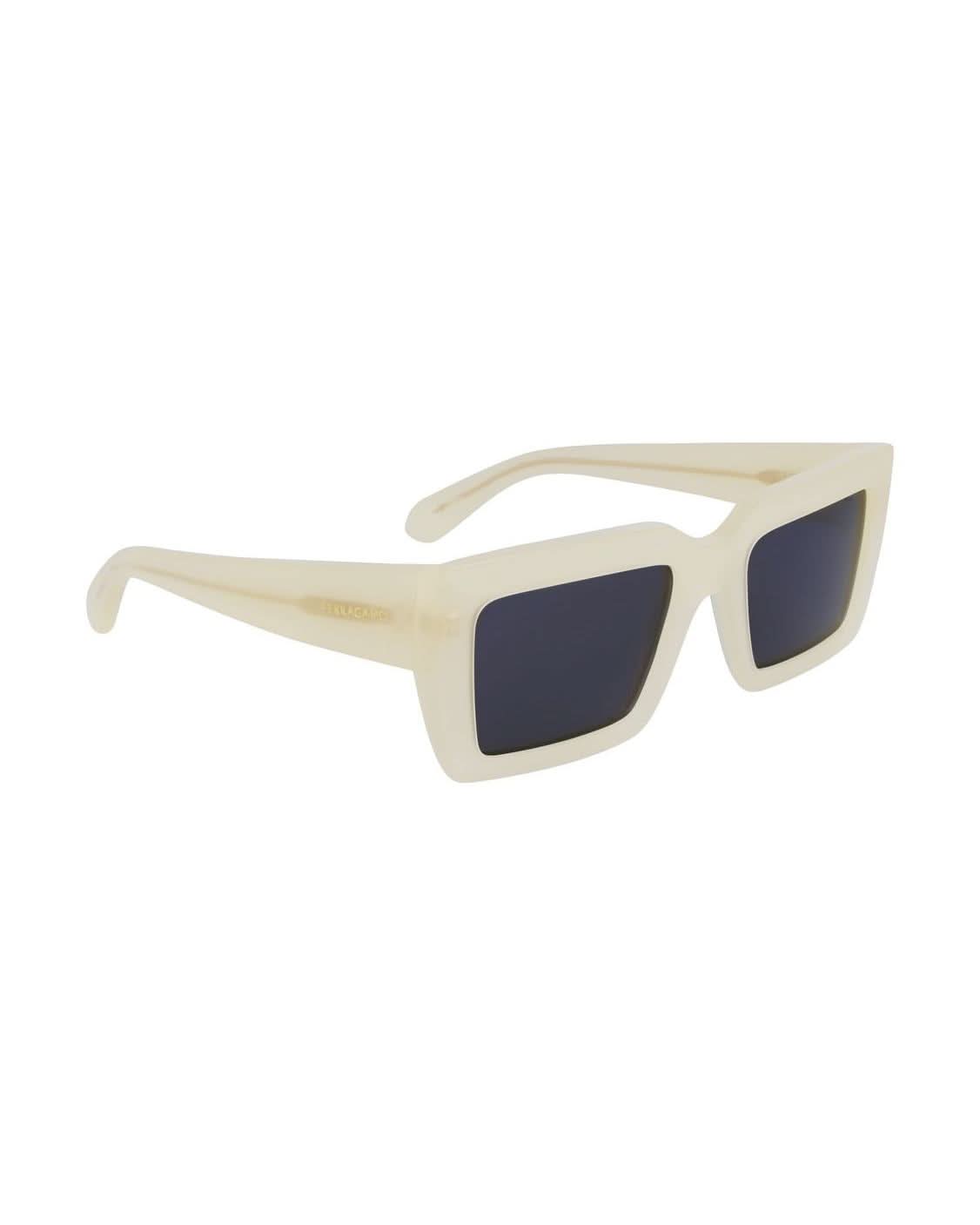 Salvatore Ferragamo Gray Acetate Sunglasses Sunglasses