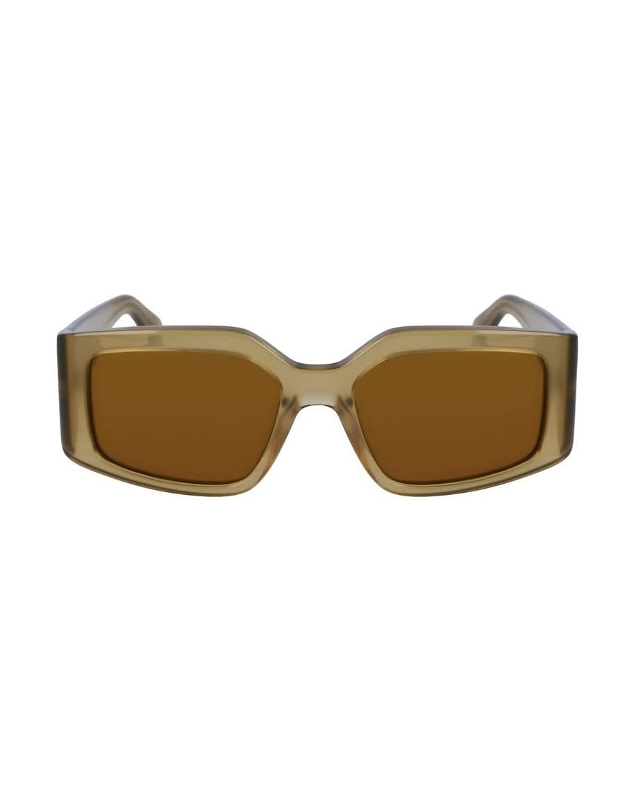 Salvatore Ferragamo Green Acetate Sunglasses Sunglasses