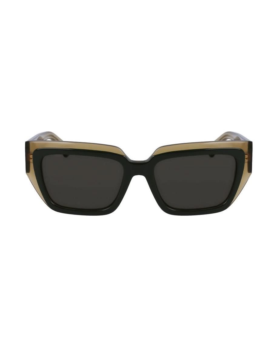Salvatore Ferragamo Green Acetate Sunglasses Sunglasses