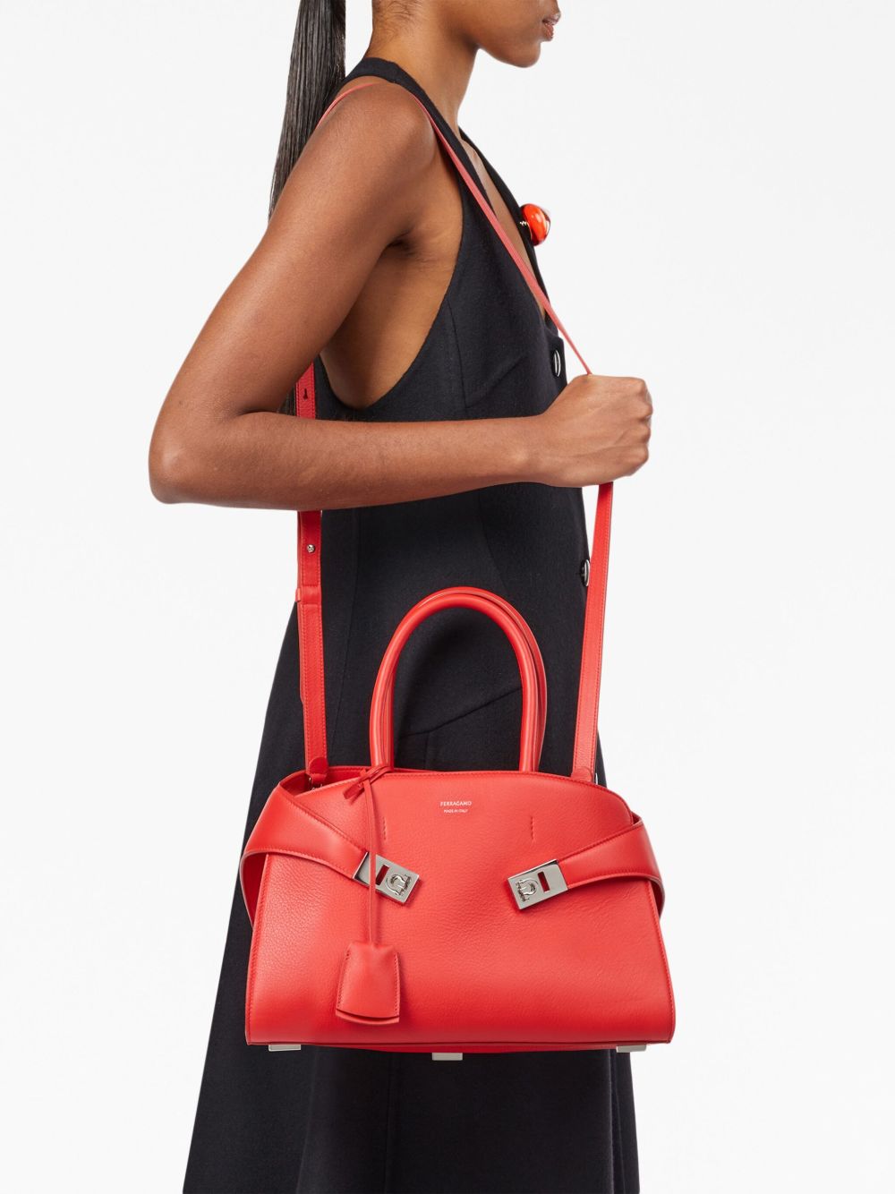 Salvatore Ferragamo Leather Hug Tote Bag Glam Steals