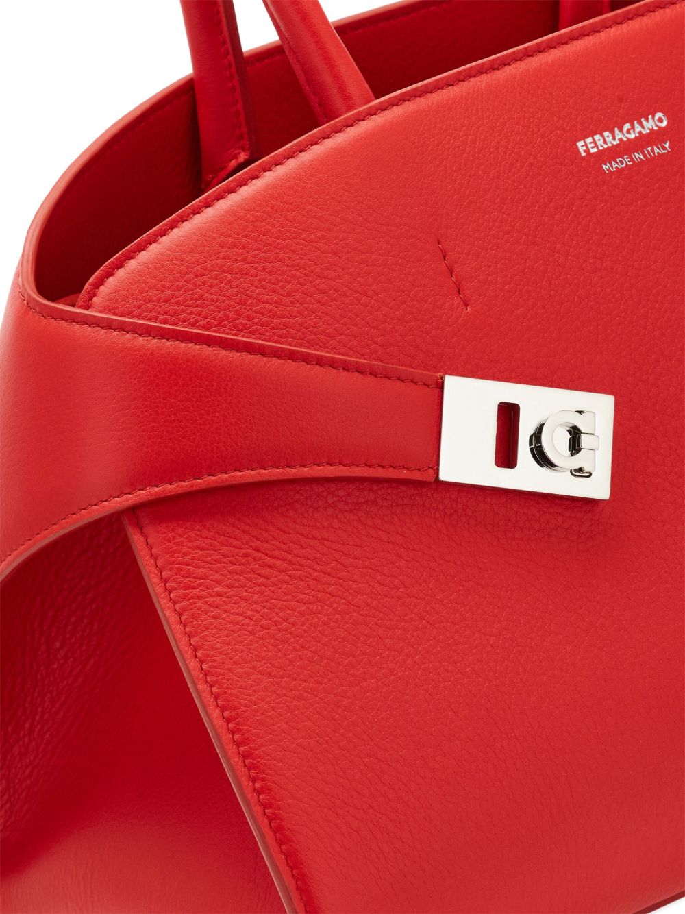 Salvatore Ferragamo Leather Hug Tote Bag Glam Steals