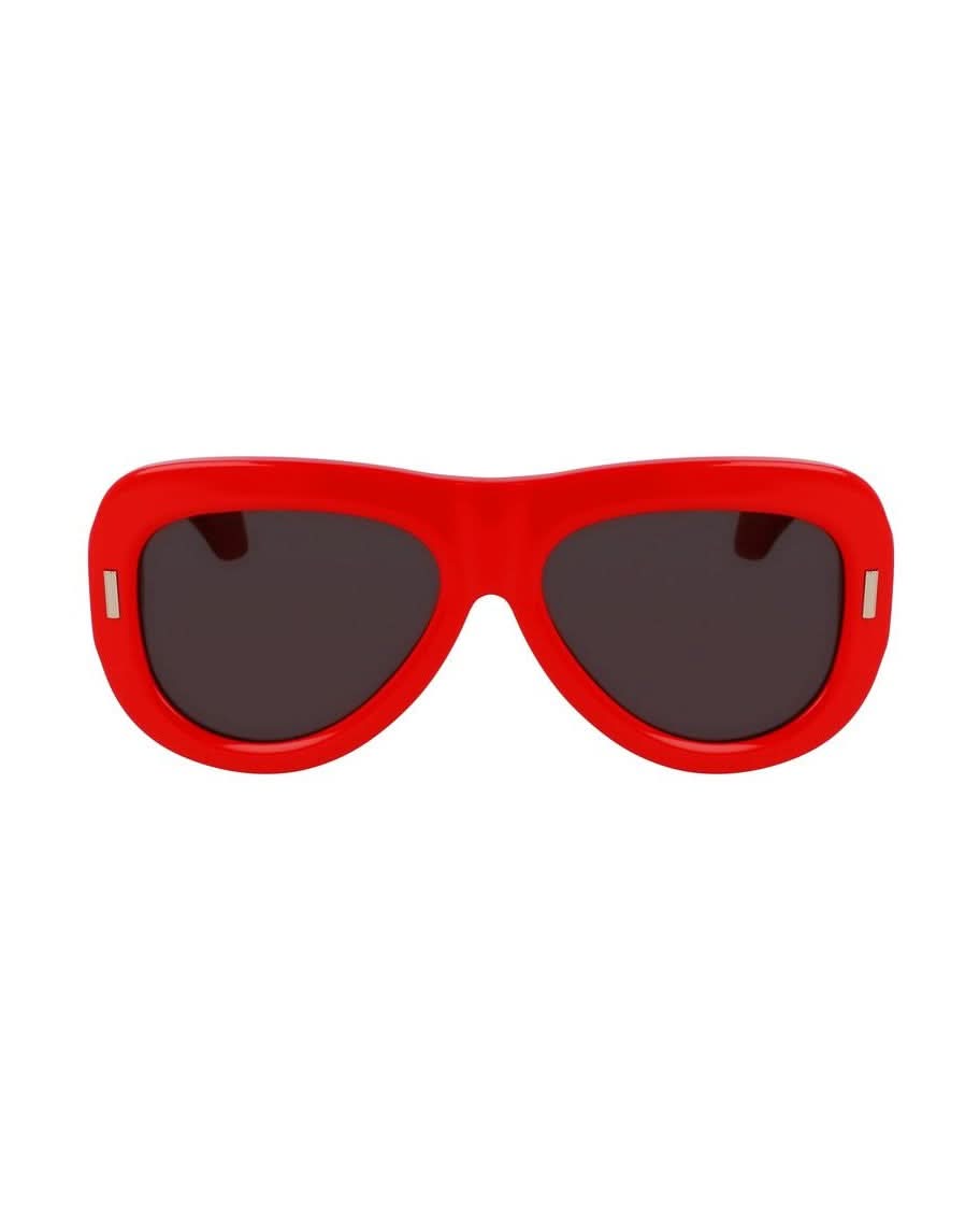 Salvatore Ferragamo Red Acetate Sunglasses Sunglasses