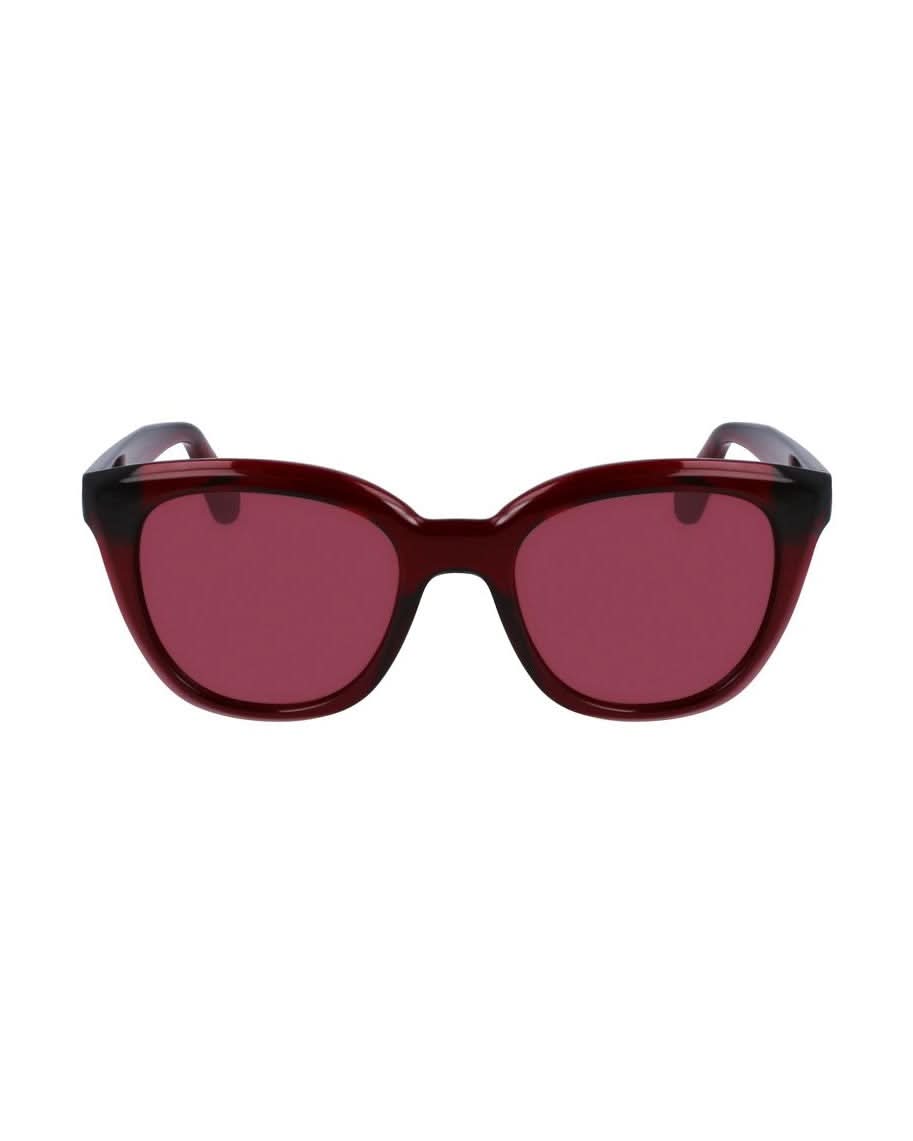 Salvatore Ferragamo Red Injected Sunglasses Sunglasses