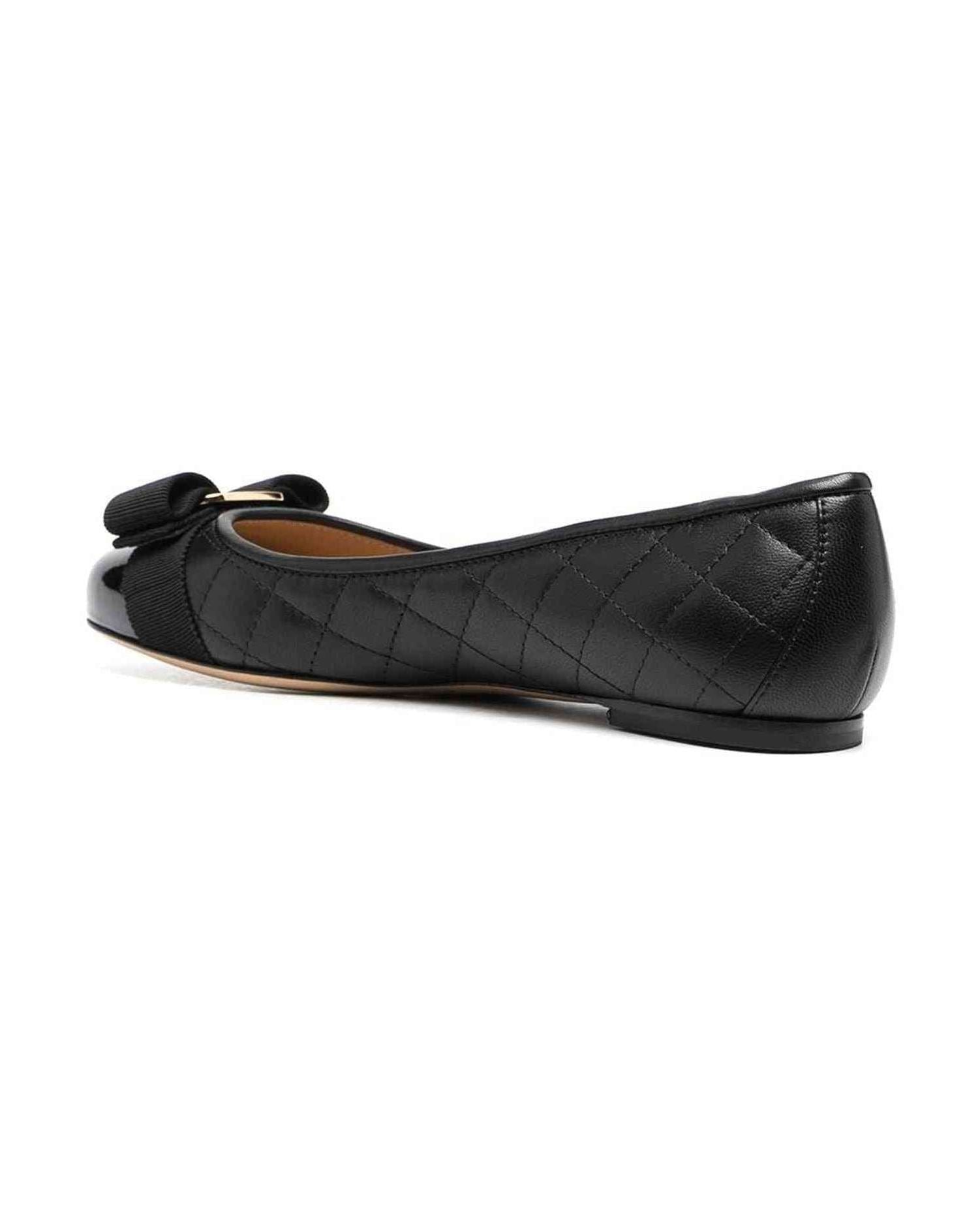 Salvatore Ferragamo Varina Quilted Ballerinas Glam Steals
