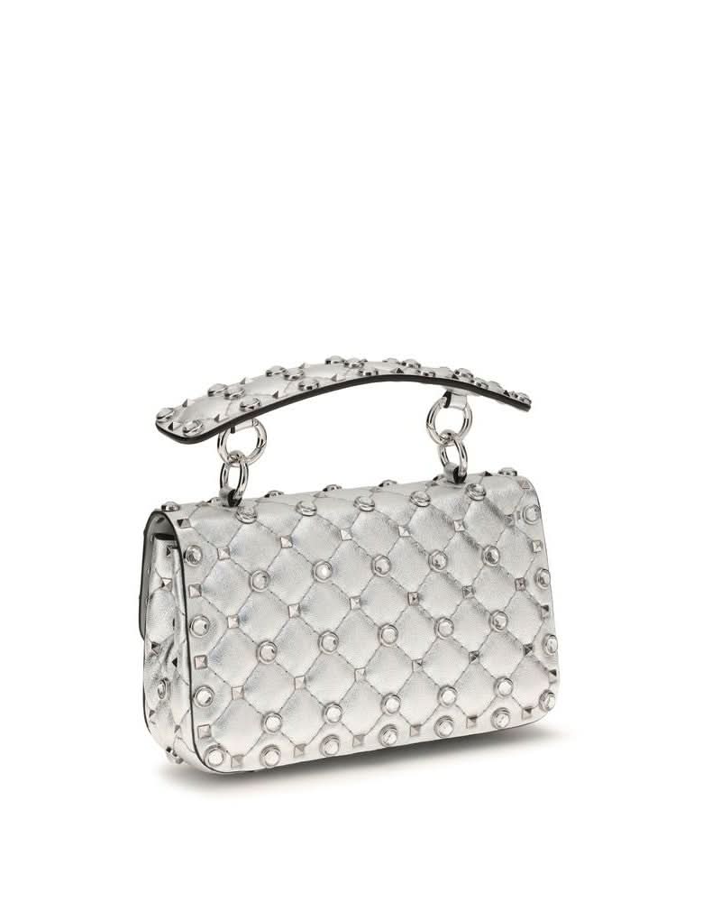 Valentino Garavani Silver Lamb Ovis Aries Shoulder Bag Glam Steals