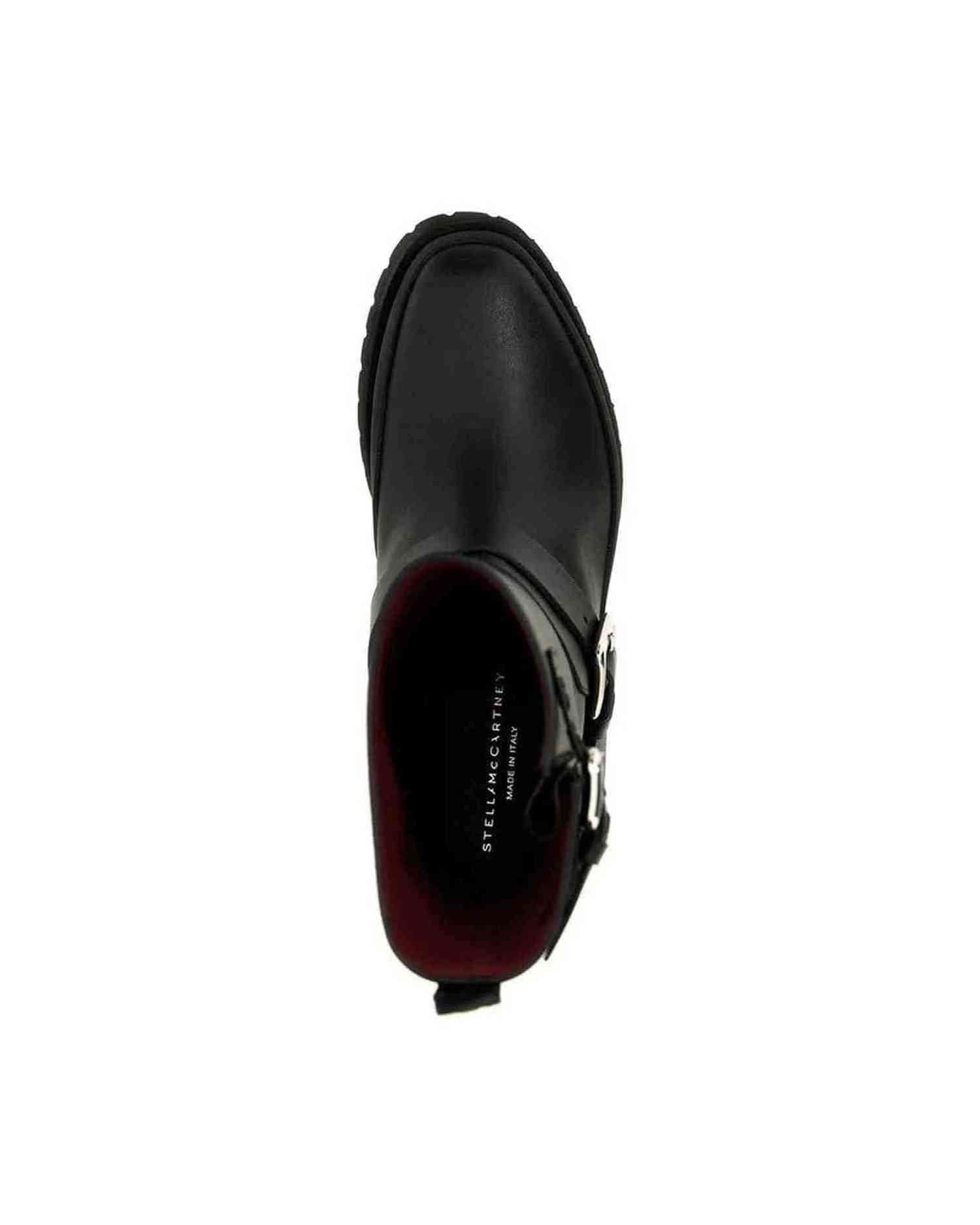 Stella Mccartney Black Alter Mat Trace Ankle Boots Glam Steals