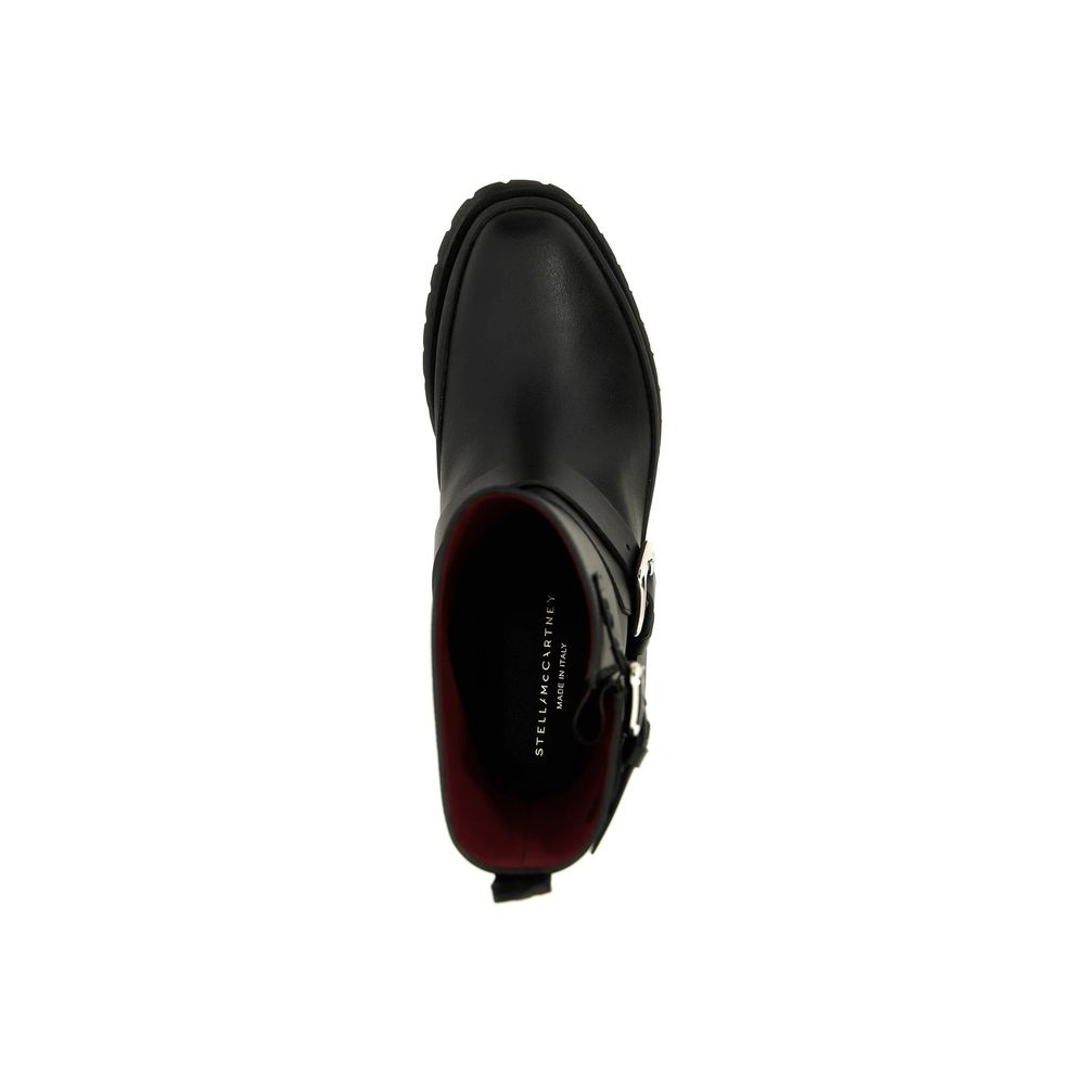 Stella Mccartney Black Alter Mat Trace Ankle Boots Glam Steals