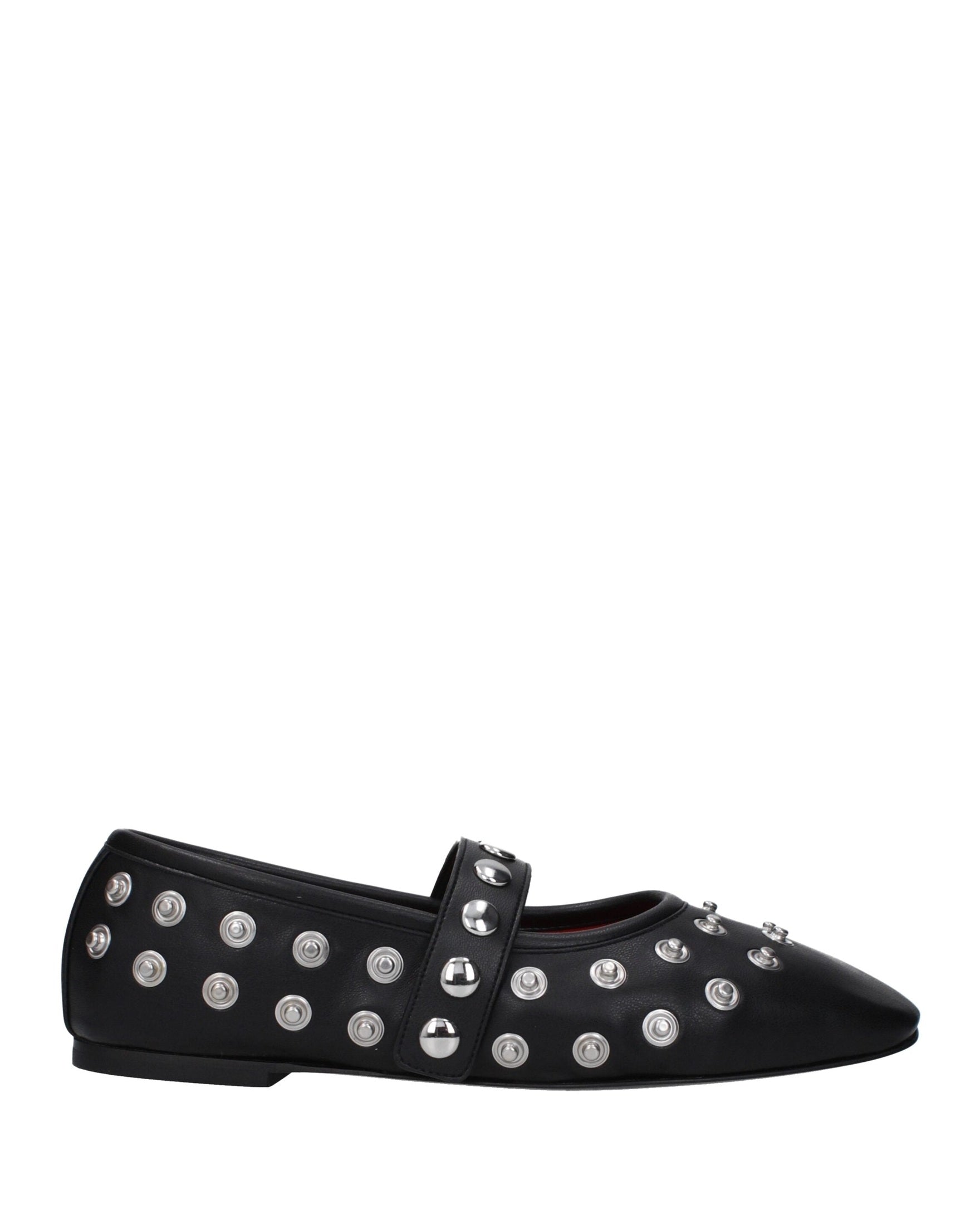 Stella Mccartney Black Leather Ballet Flats Glam Steals