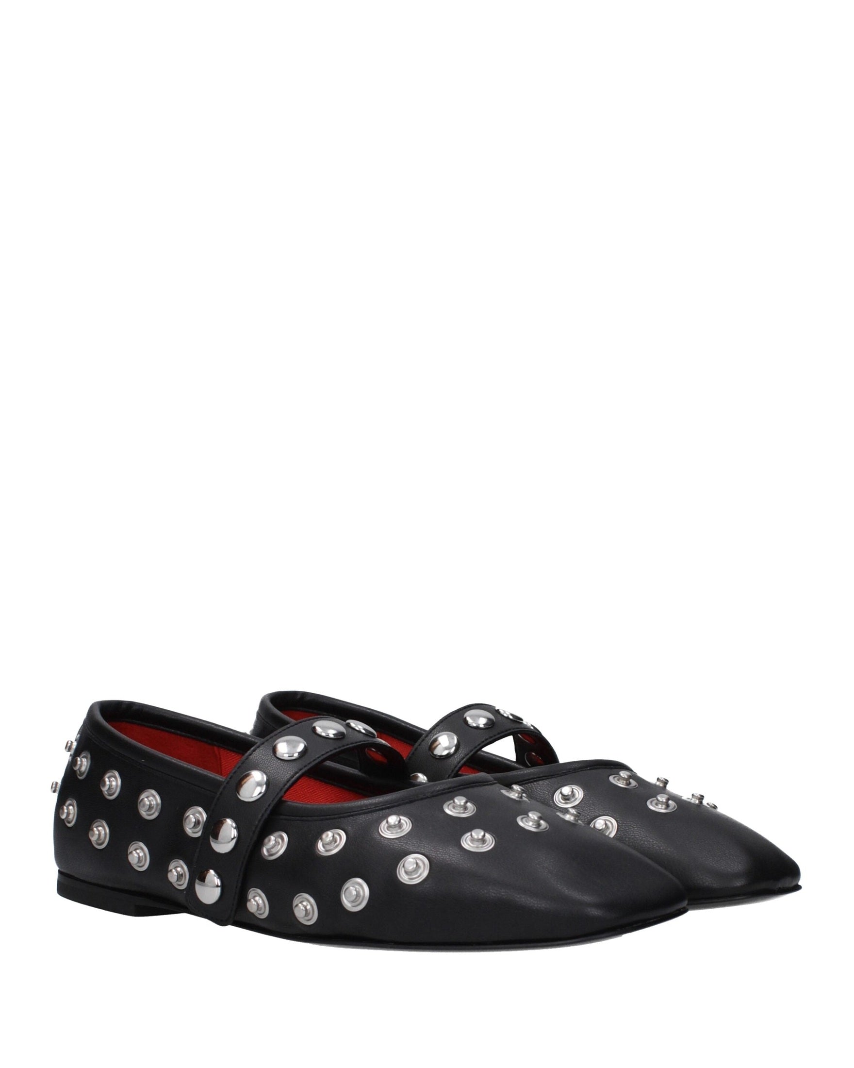 Stella Mccartney Black Leather Ballet Flats Glam Steals