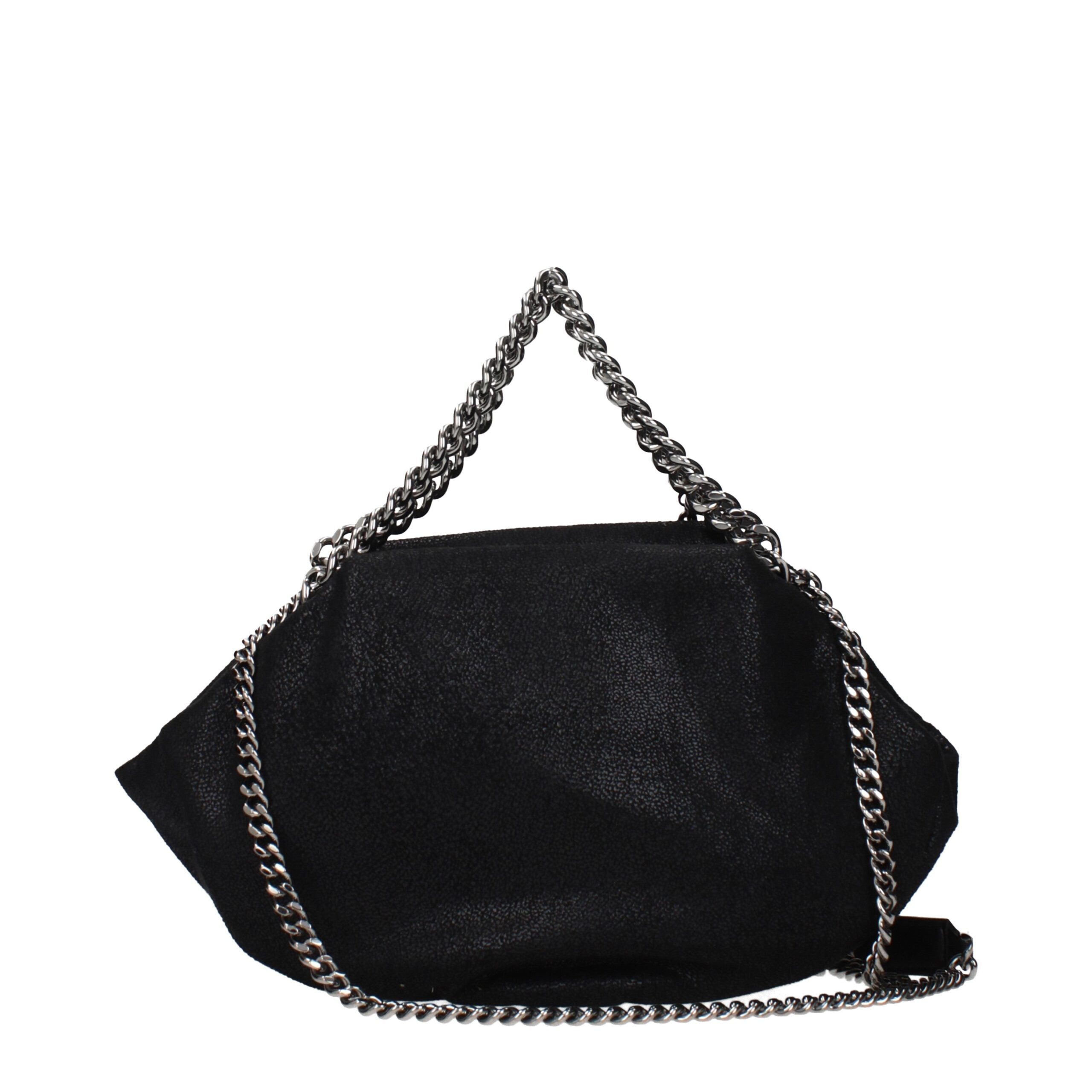 Stella Mccartney Black Leather Handbag Glam Steals