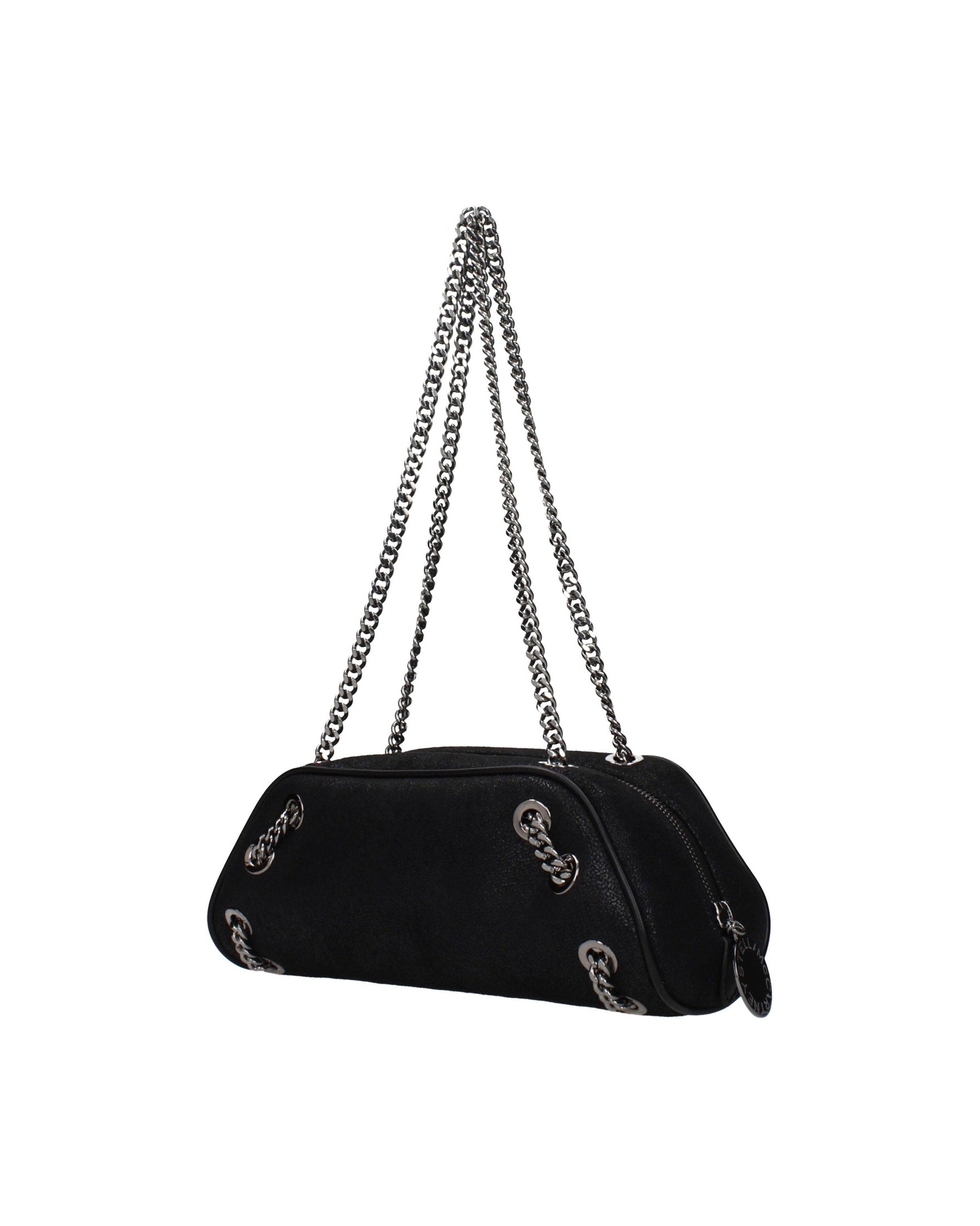 Stella Mccartney Black Leather Shoulder Bag Glam Steals