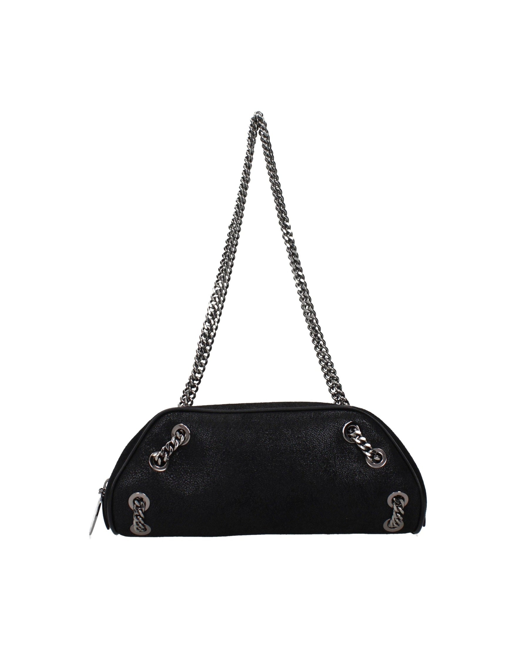 Stella Mccartney Black Leather Shoulder Bag Glam Steals