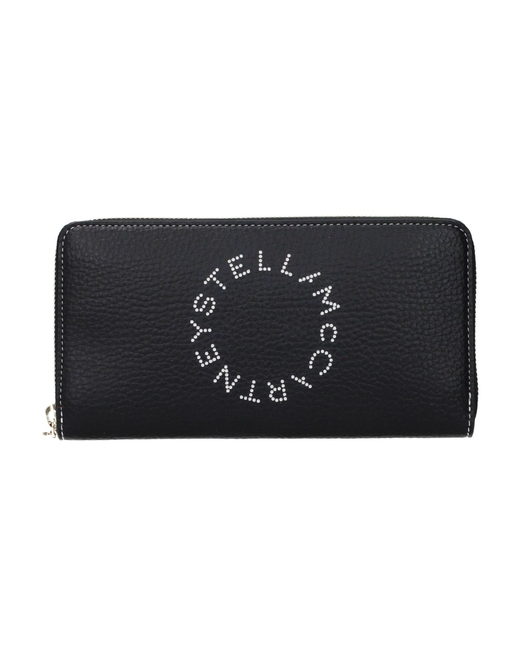 Stella Mccartney Black Leather Wallet