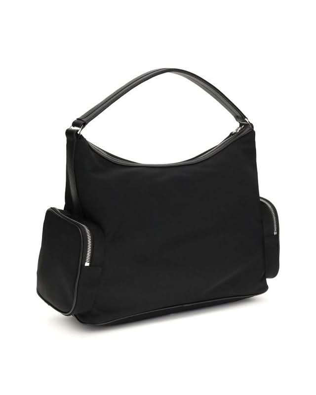 Stella Mccartney Black Nylon Shoulder Bag Shoulder Bags