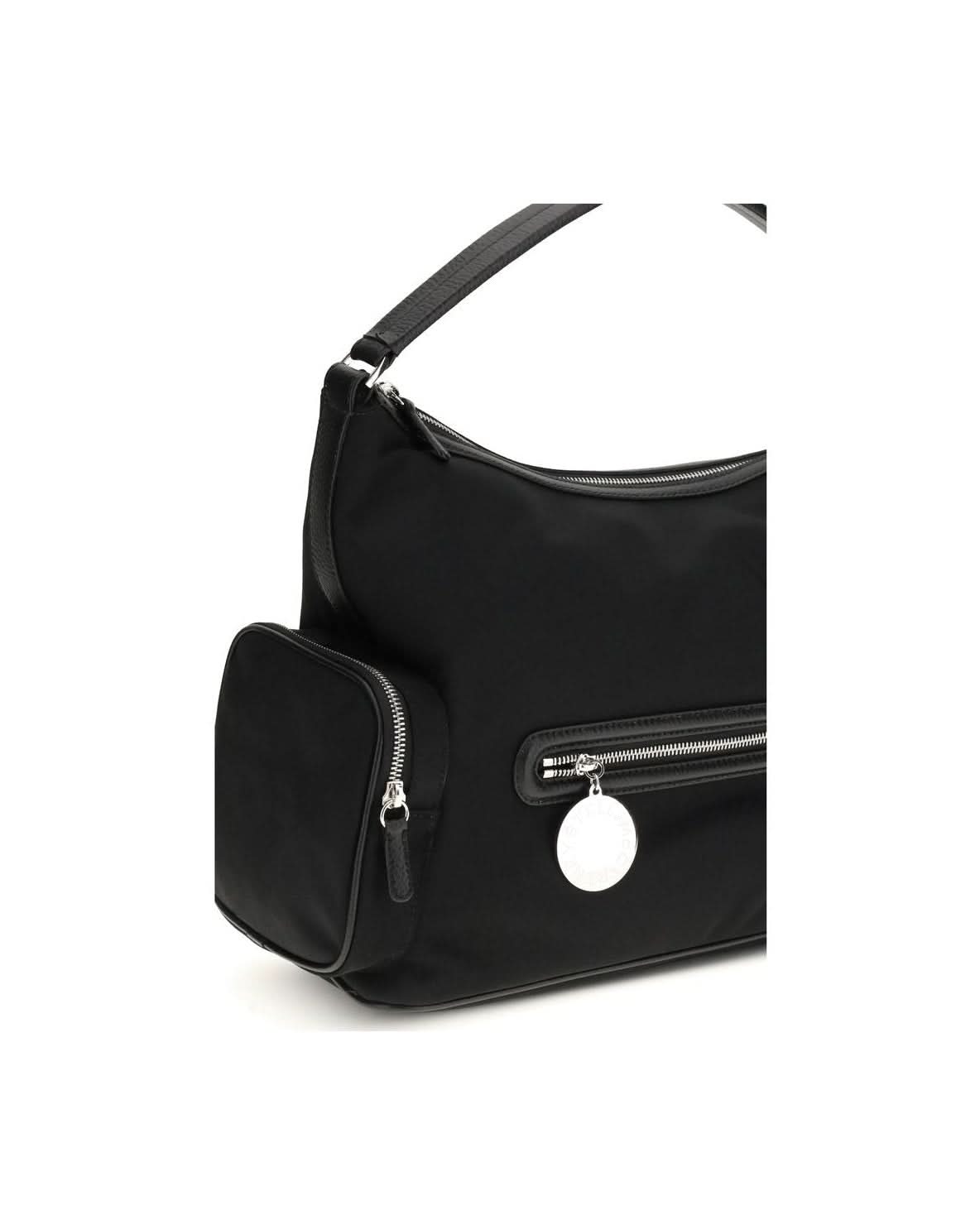 Stella Mccartney Black Nylon Shoulder Bag Shoulder Bags