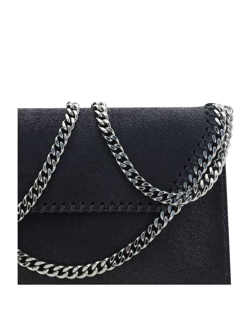 Stella Mccartney Black Polyester Shoulder Bag Glam Steals