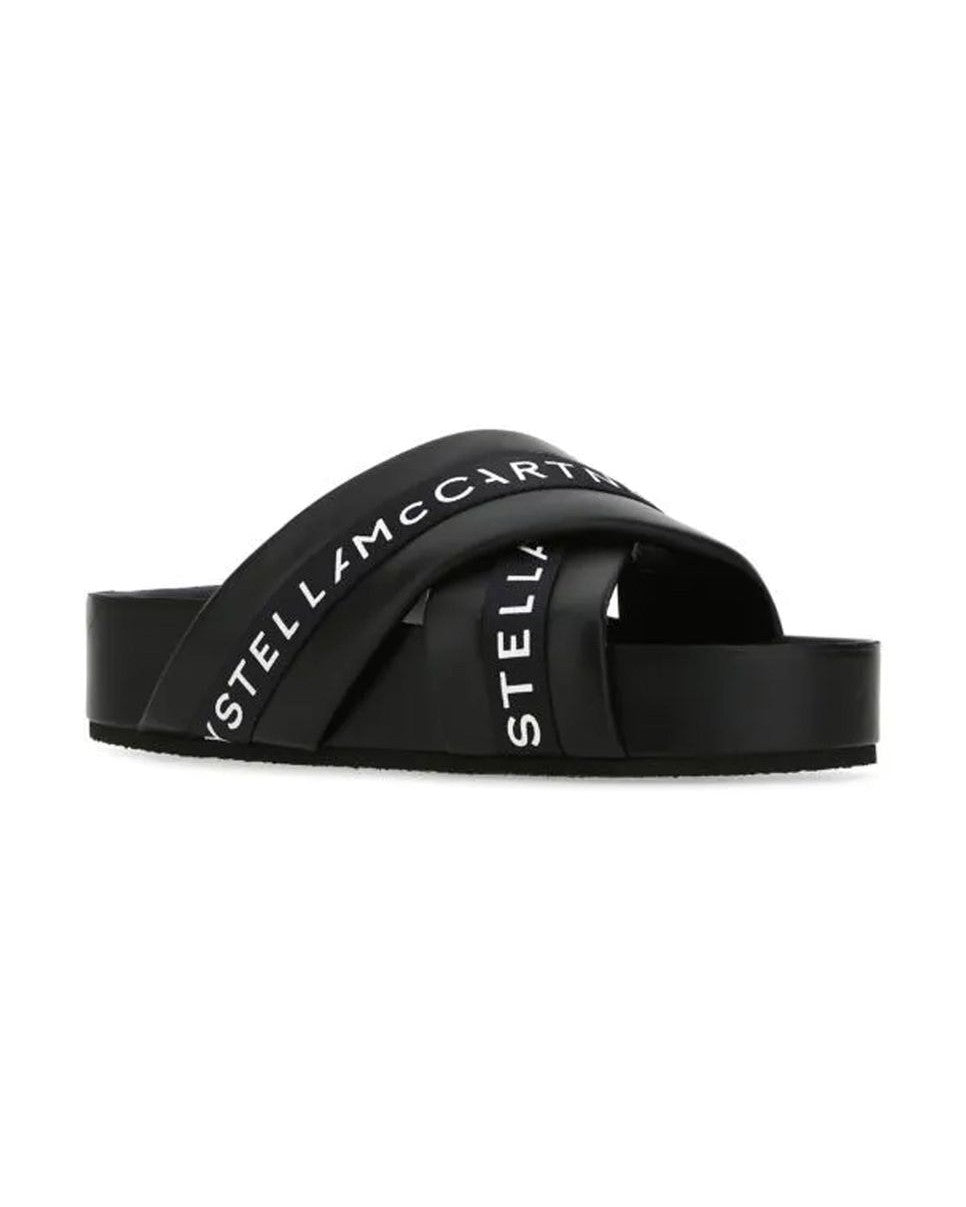 Stella Mccartney Black Polyethylene Slippers Glam Steals