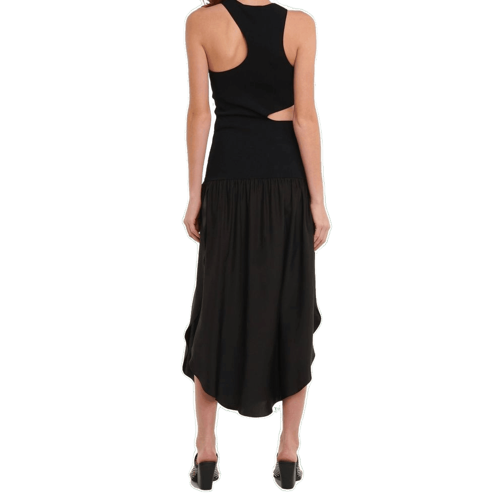Stella Mccartney Black Silk Casual Dress Glam Steals