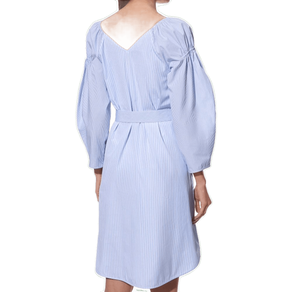 Stella Mccartney Blue Cotton Casual Dress Glam Steals