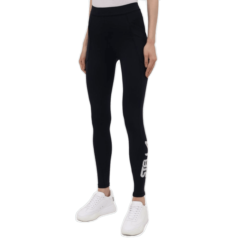 Stella Mccartney Blue Polyamide Leggings Glam Steals