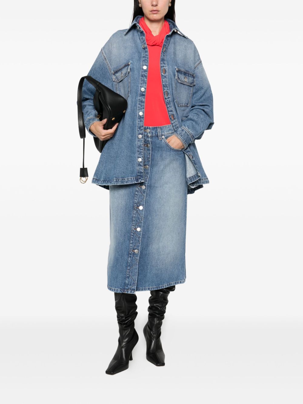 Stella Mccartney Blue Shirt Glam Steals