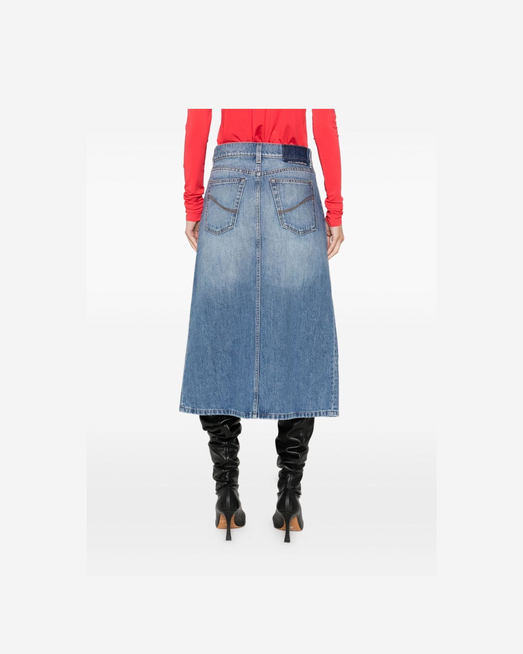 Stella Mccartney Blue Skirt Glam Steals