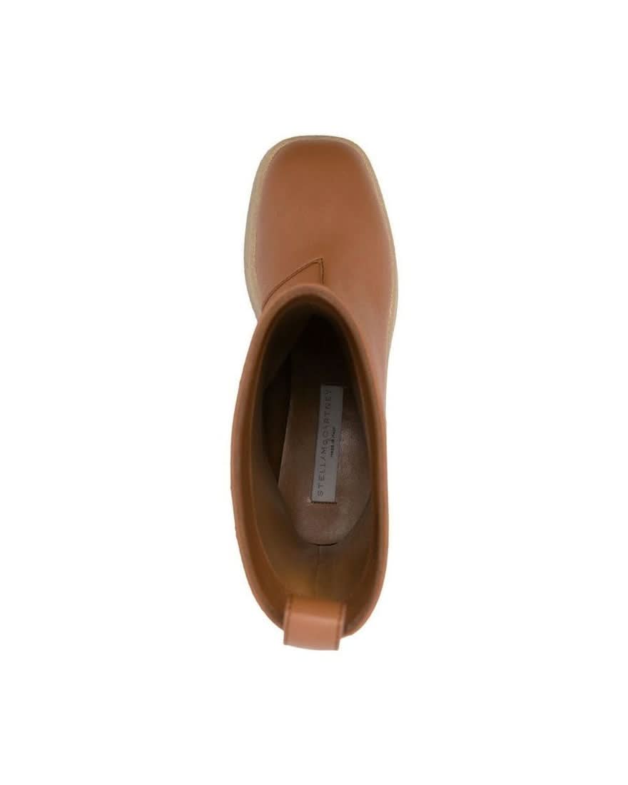 Stella Mccartney Brown Polyethylene Rain Boots Boots