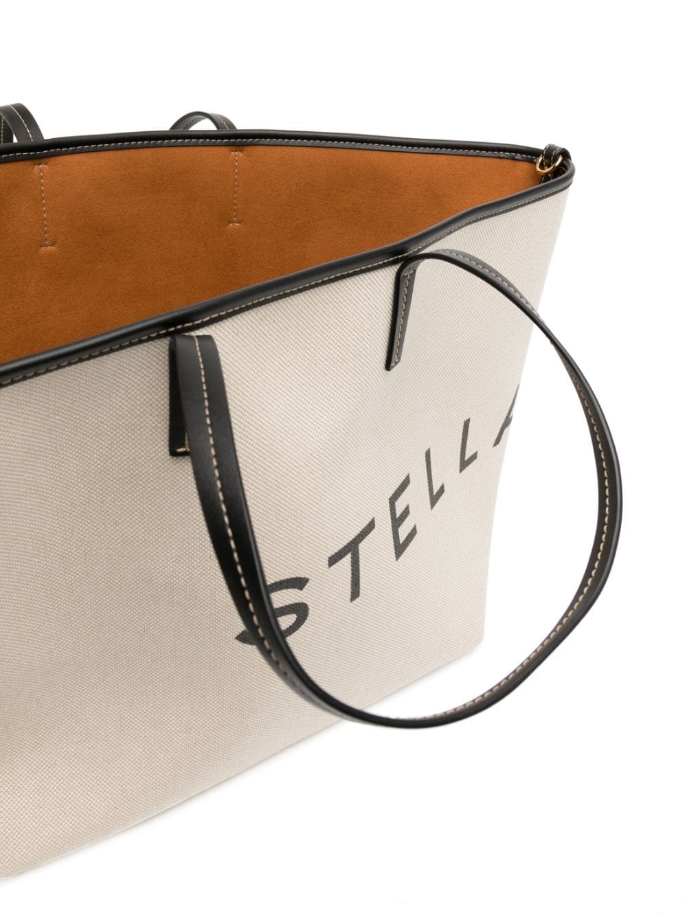 Stella Mccartney Canvas Logo Tote Bag Glam Steals