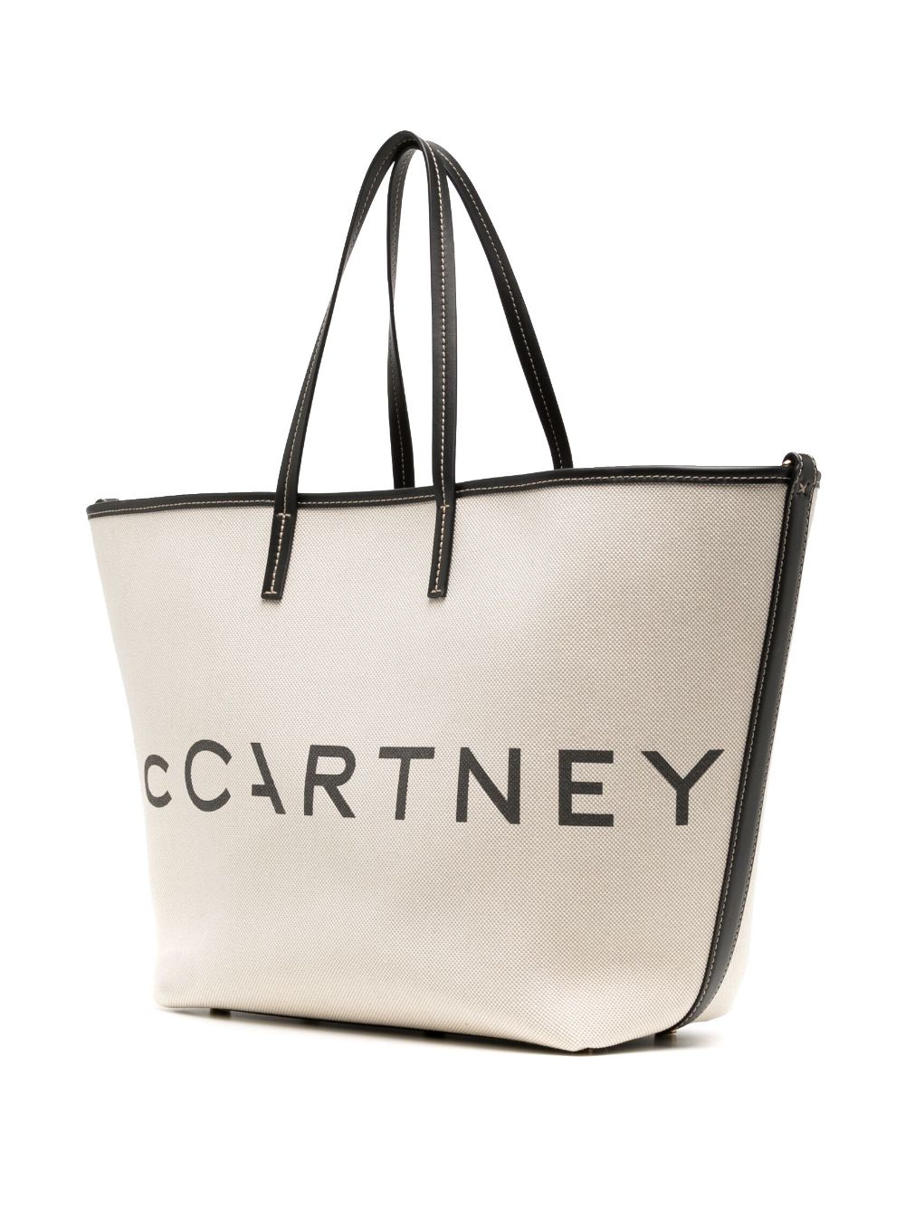 Stella Mccartney Canvas Logo Tote Bag Glam Steals