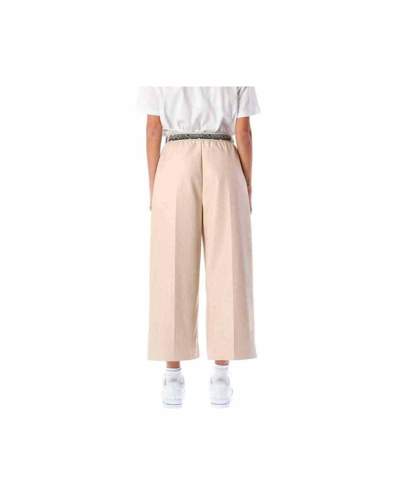 Stella Mccartney Cropped Logo Pant Glam Steals