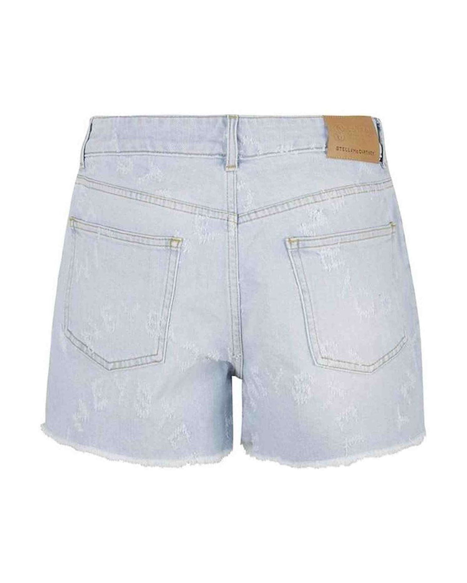 Stella Mccartney Denim Shorts Glam Steals