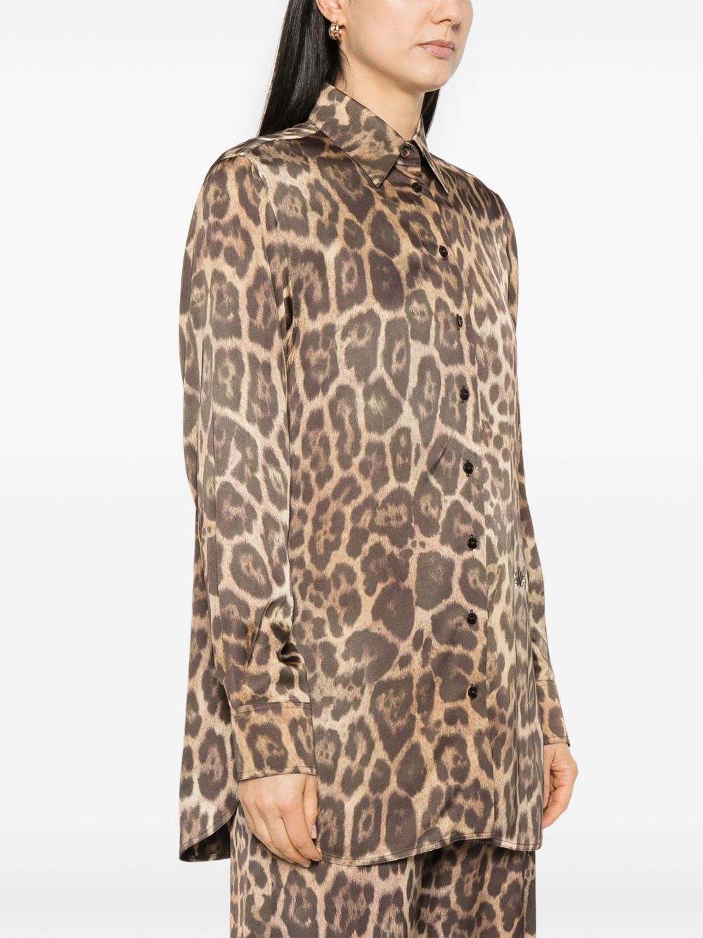 Stella Mccartney Leopard Oversized Shirt Glam Steals