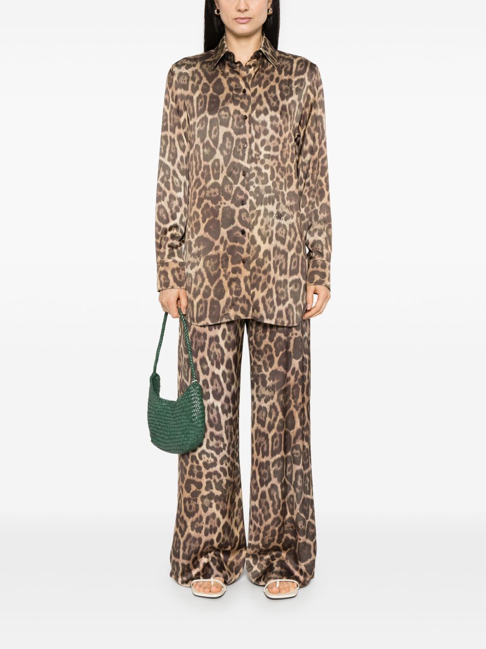 Stella Mccartney Leopard Oversized Shirt Glam Steals