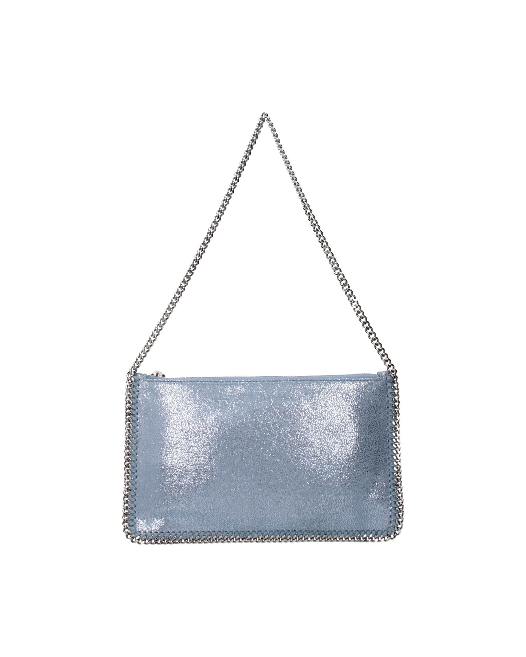 Stella Mccartney Light Blue Leather Shoulder Bag Glam Steals