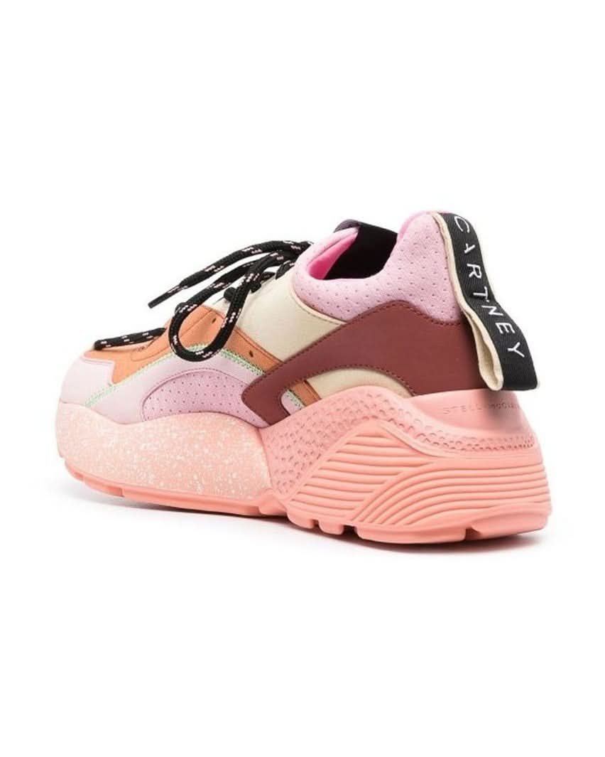 Stella Mccartney Orange Polyethylene Chunky Sneakers Sneakers