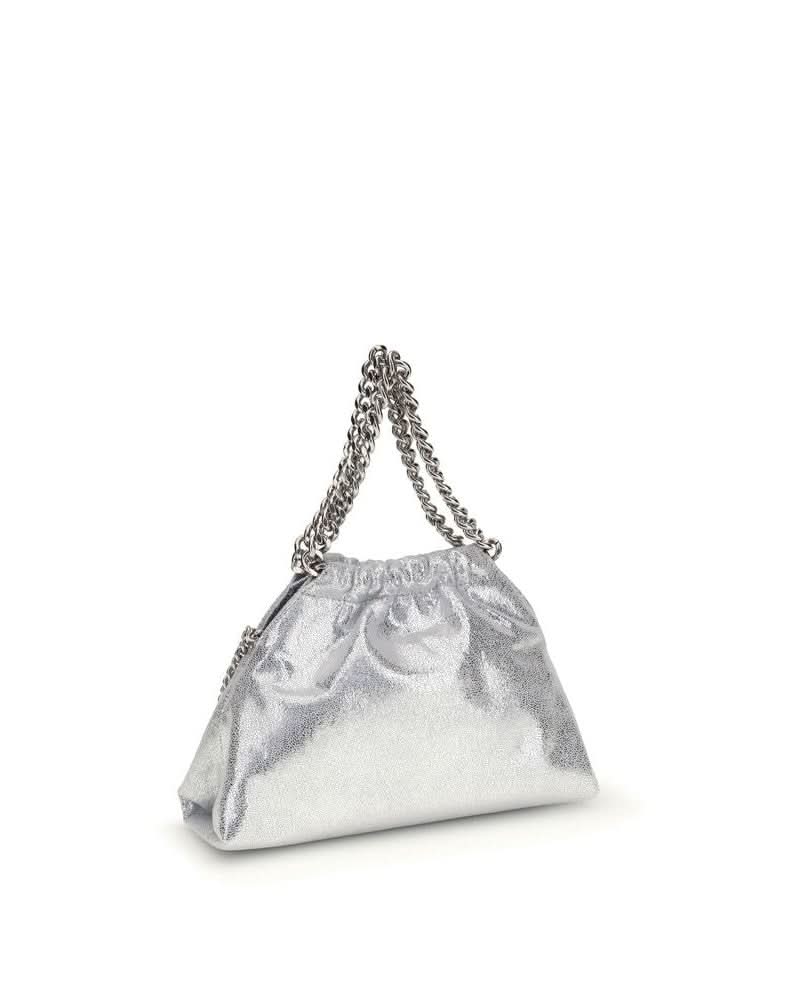 Stella Mccartney Silver Polyester Shoulder Bag Shoulder Bags