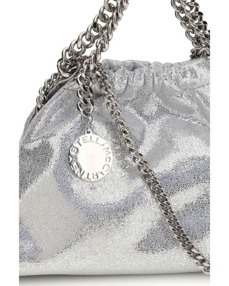 Stella Mccartney Silver Polyester Shoulder Bag Shoulder Bags
