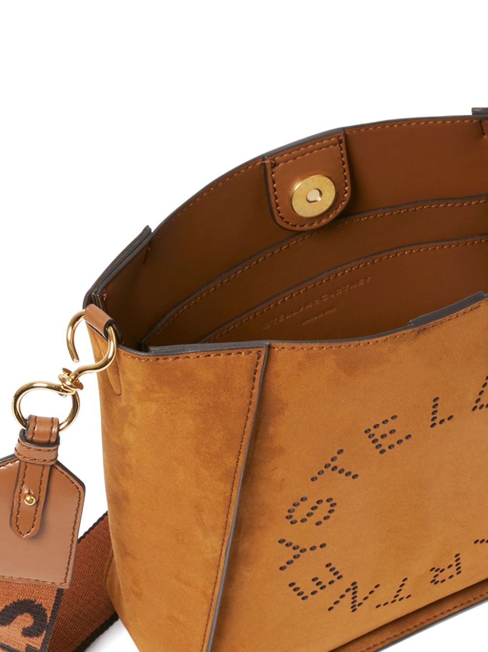 Stella Mccartney Square Shoulder Bag with Logo Glam Steals